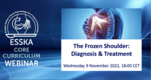 2022, November 9th. ESSKA ESA Webinar