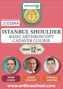 2024, Feb 19th. Arthroschool Shoulder cadaver Course. Istanbul, Turkey.